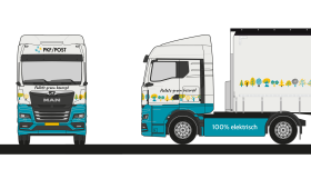 Elektrische truck voor PKF/POST Pallets