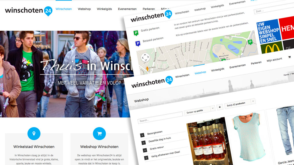 Winschoten24 website en logo