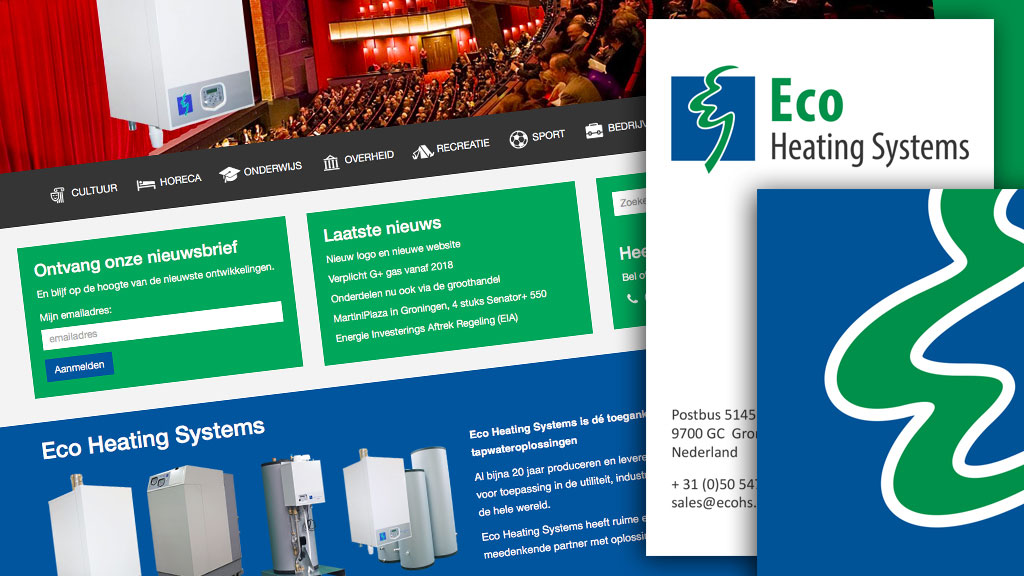 Eco Heating Systems logo + website