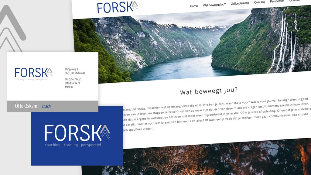 Logo, huisstijl en website voor Forsk