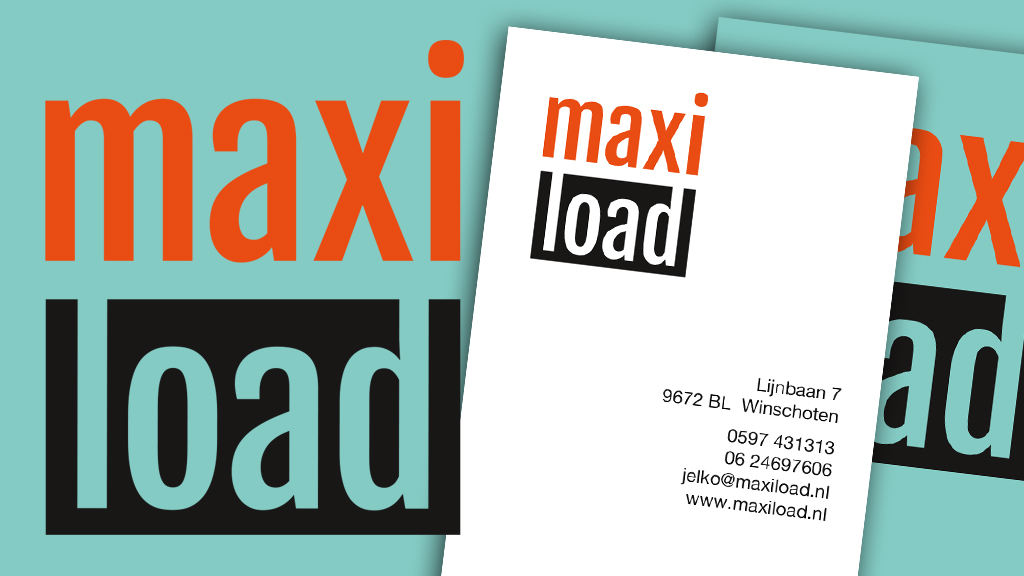 MaxiLoad logo + huisstijl