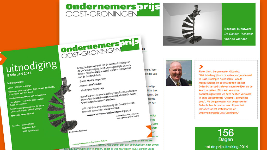 Website Ondernemersprijs Oost-Groningen