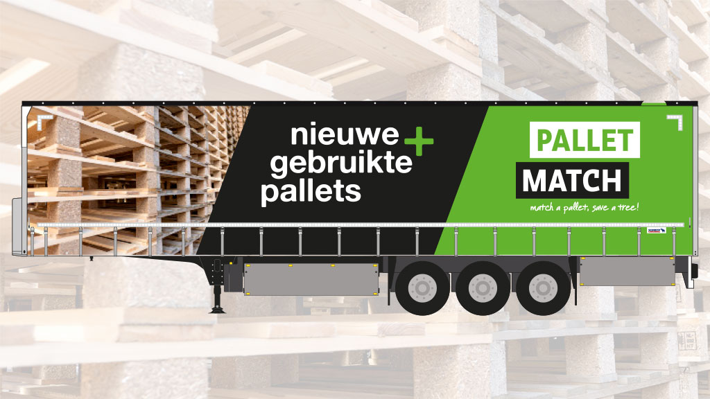 Huisstijl trailers Palletmatch